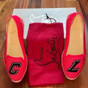 Authentic Unworn Christian Louboutin Espadrilles